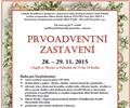 Prvoadventn� zastaven� 2015